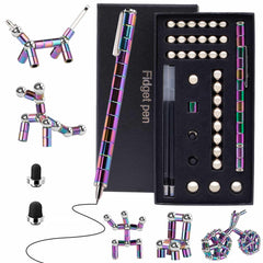 TYJHAFN magnetic fidget pen main view showing sleek design and tactile appeal for focus