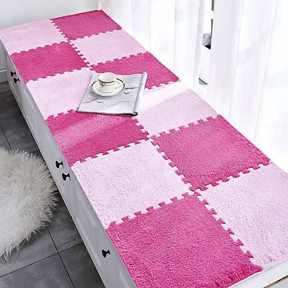Typutomi easy-clean plush floor tiles for quick maintenance