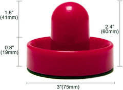 TYRDAN puck with soft foam surround protecting hands and surfaces