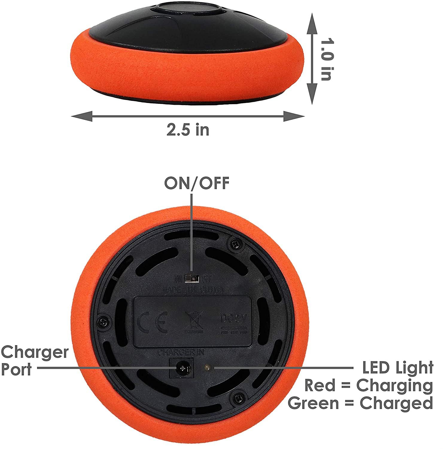 TYRDAN USB charging cable for quick recharges between games