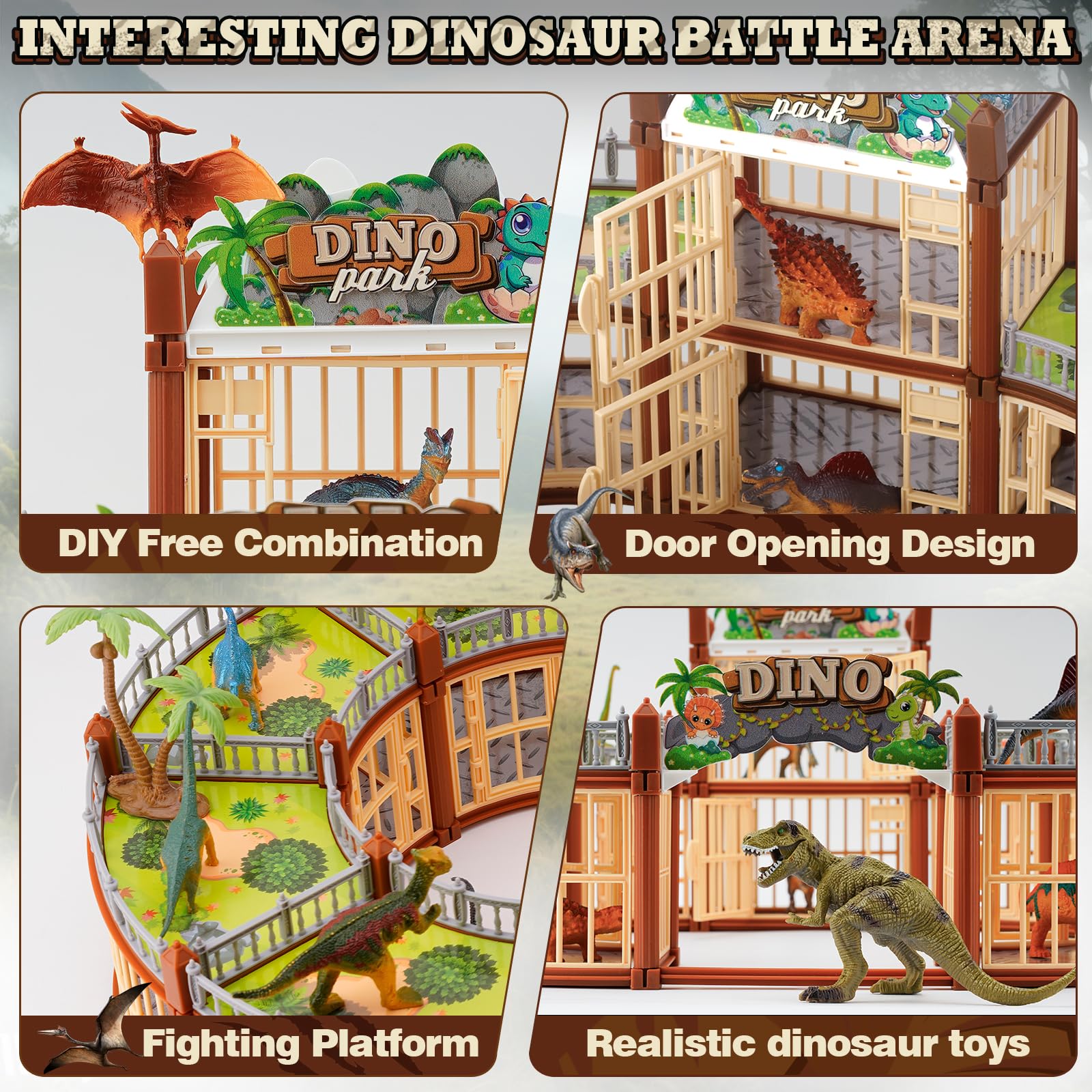 TYRRDE kit includes 18 dinosaur figures for storytelling and park battles