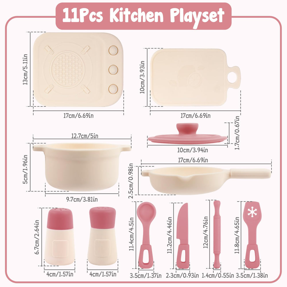 TYRY.HU 11pc silicone condiment bottles for colorful role play