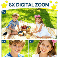 Tyseoome Kids Camera blue packaging shown as gift-ready box