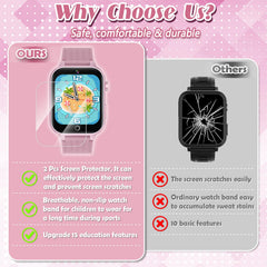 Tywop Kids Watch braided silicone band feels soft, non slip, and skin friendly.
