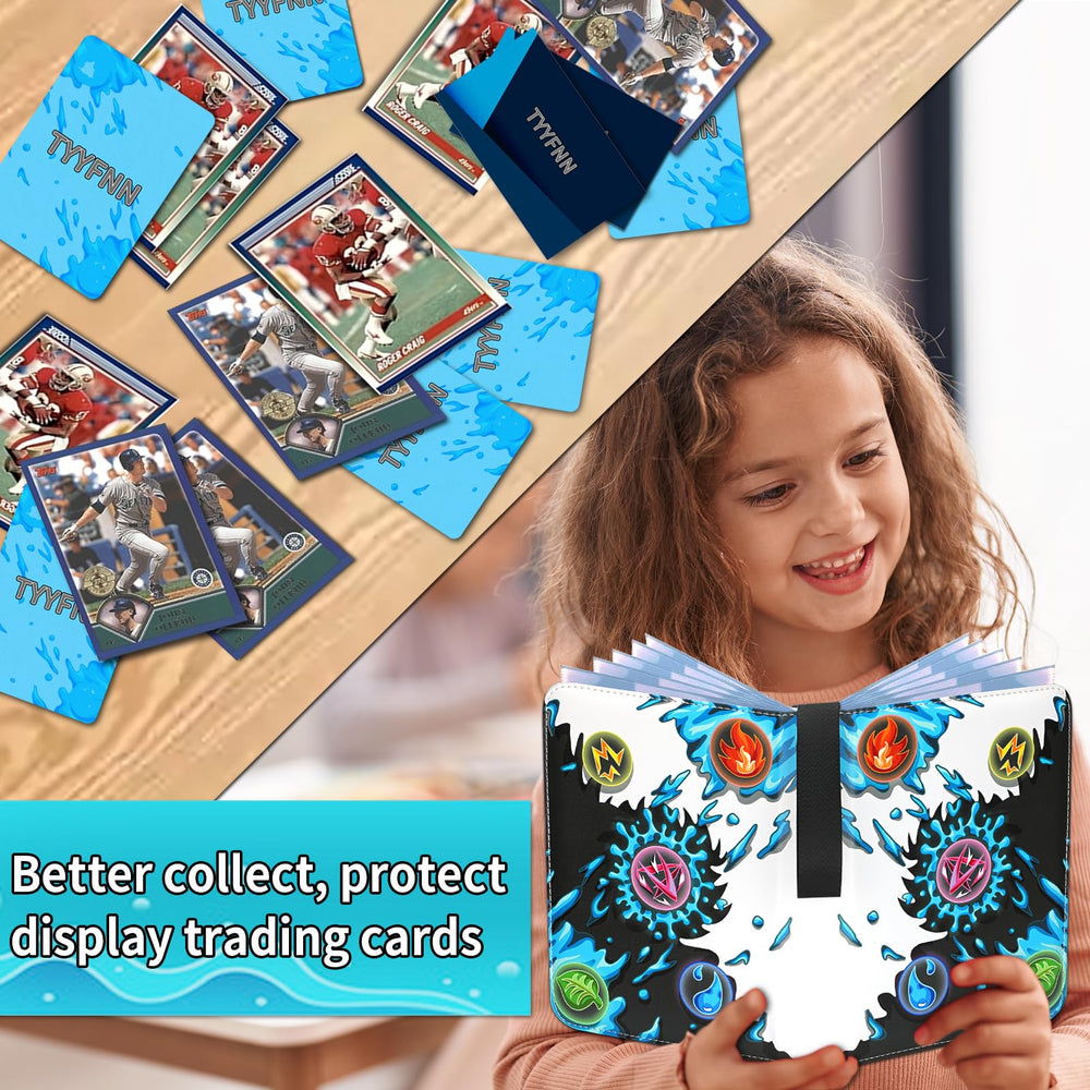 Tyyfnn sturdy zipper secures card contents during transport