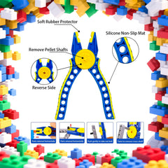 TZBTSTEAM Building Blocks Tool Kit carrying case keeps tools organized on the go