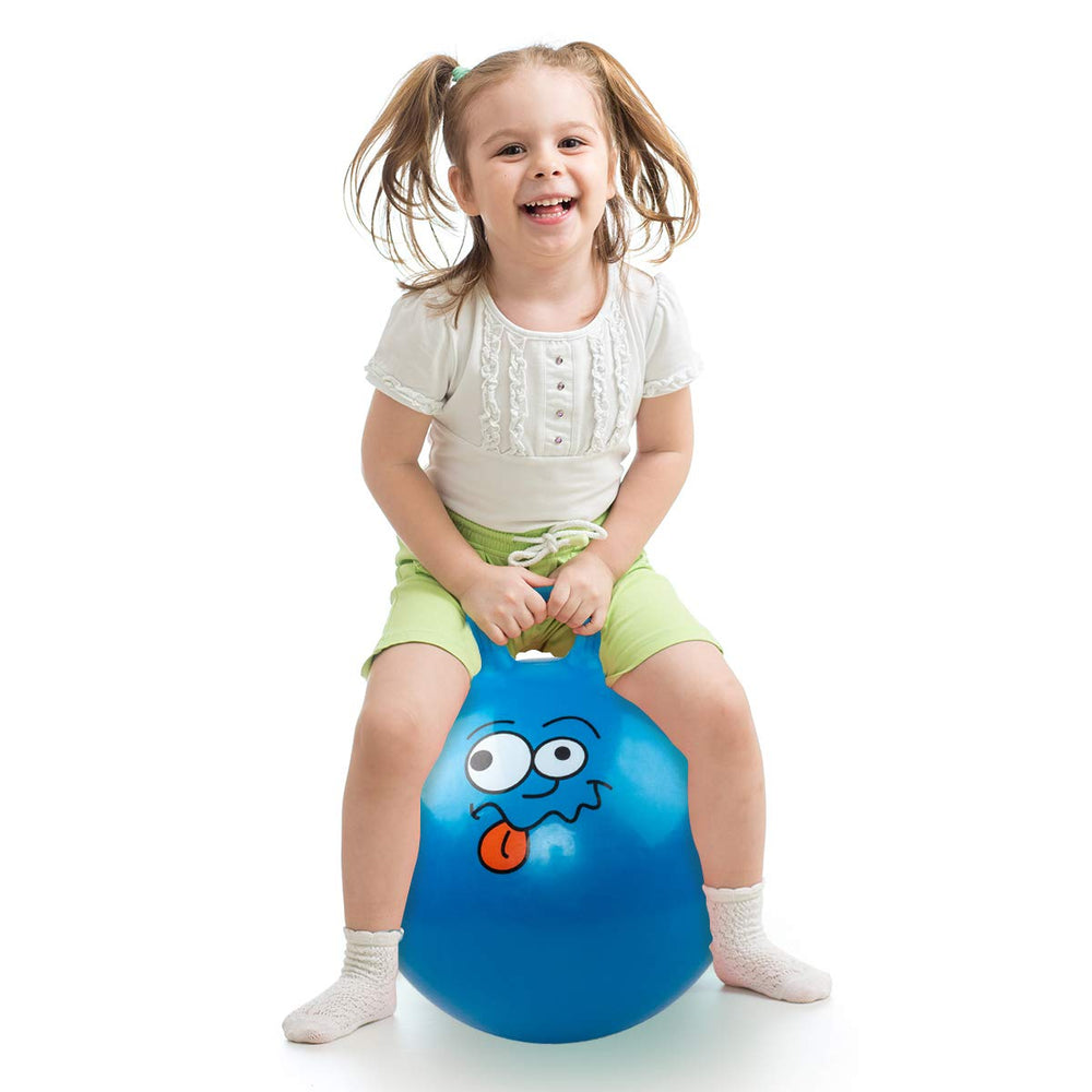 U&C Planet hopper ball blue in-play scene for versatile fun indoors or out.