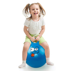 U&C Planet hopper ball blue in-play scene for versatile fun indoors or out.