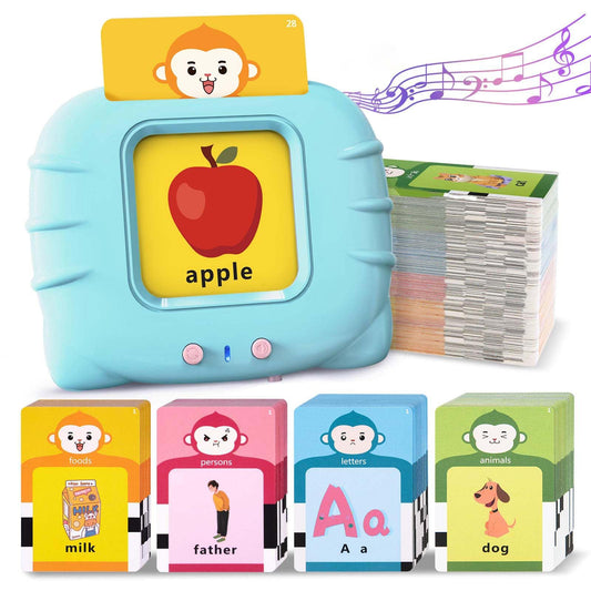 U-LEARNER 296 sight words flash cards front view for interactive learning.