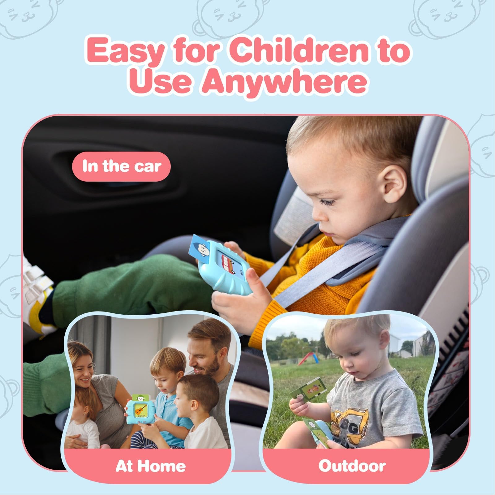 Compact packaging and protective case for on-the-go learning.