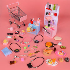U-Zimikee mini doll handbags add fashionable accents to dollhouses.