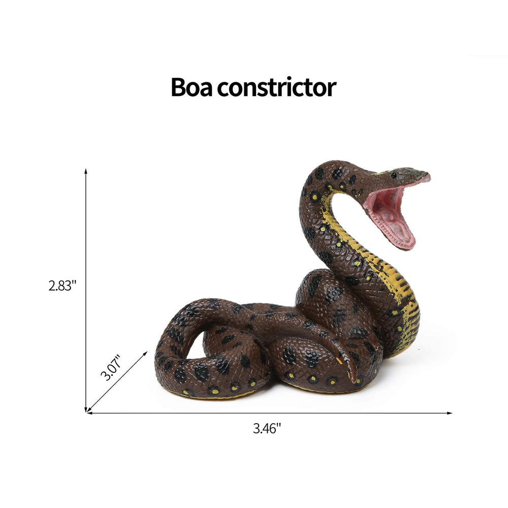 UANDME coral snake figurine, bright coloration enhances displays and crafts