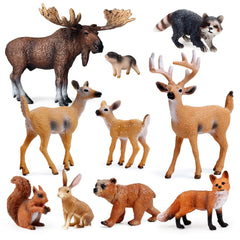 UANDME buck figure in woodland scene for cake toppers and storytelling play