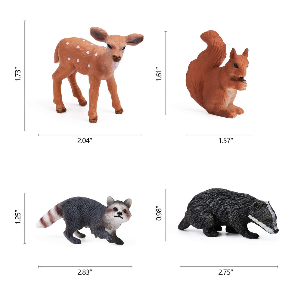 UANDME newborn piglet figurine with soft coloring for cake toppers and crafts