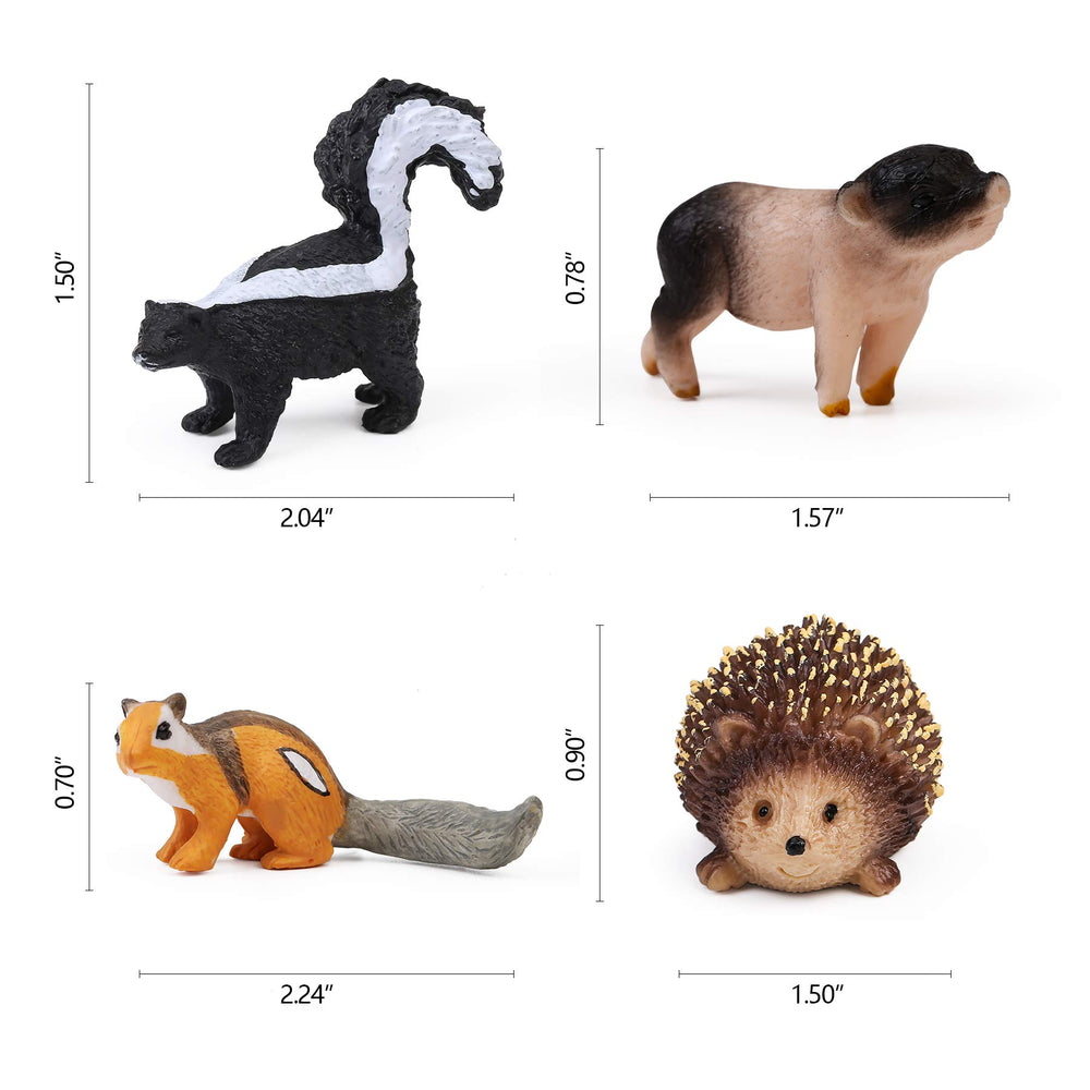 UANDME raccoon figurine showcasing lifelike details for education and decorative toppers