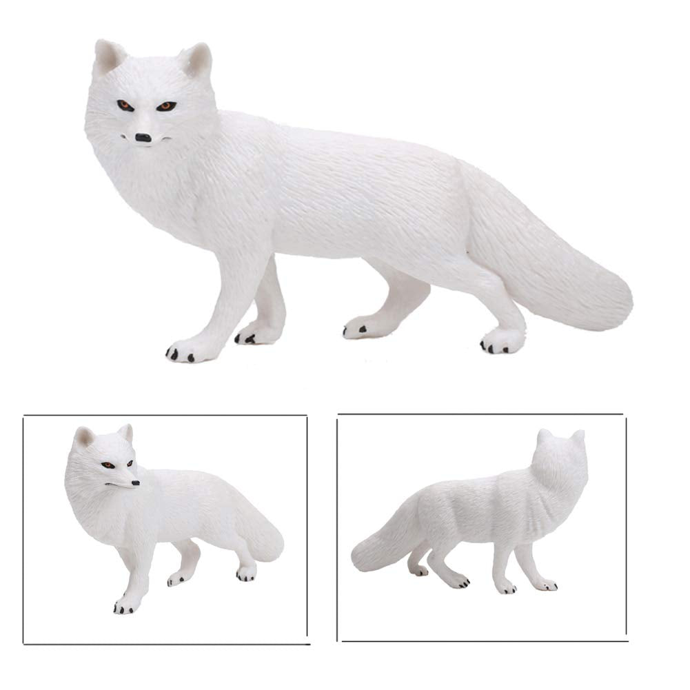 UANDME red fox adult figure with detailed painting and pose for decor.