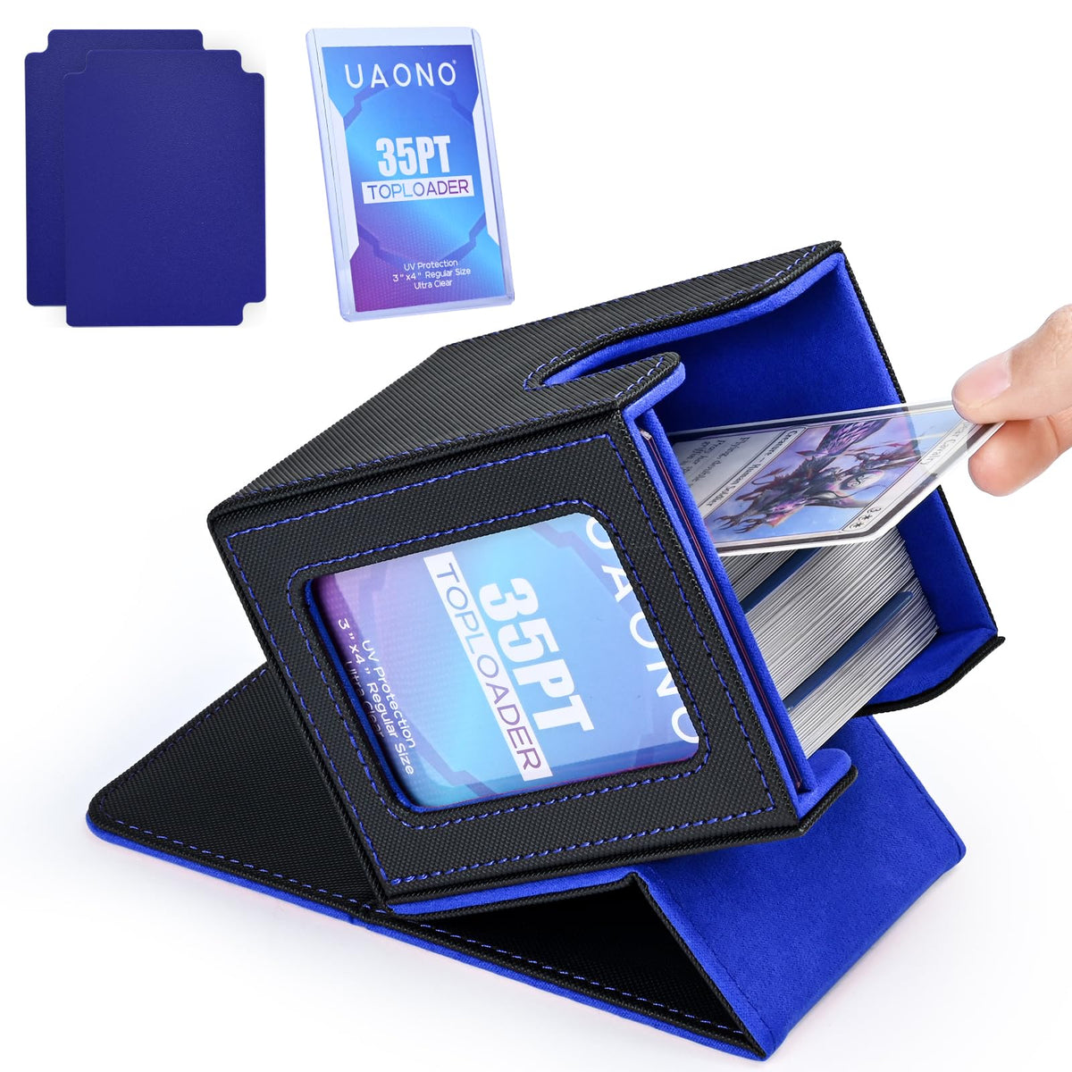 UAONO Card Deck Box Commander Display ready for quick deck setup and display