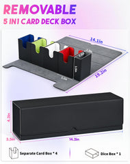 UAONO detachable lid doubles as a portable playmat for quick matches