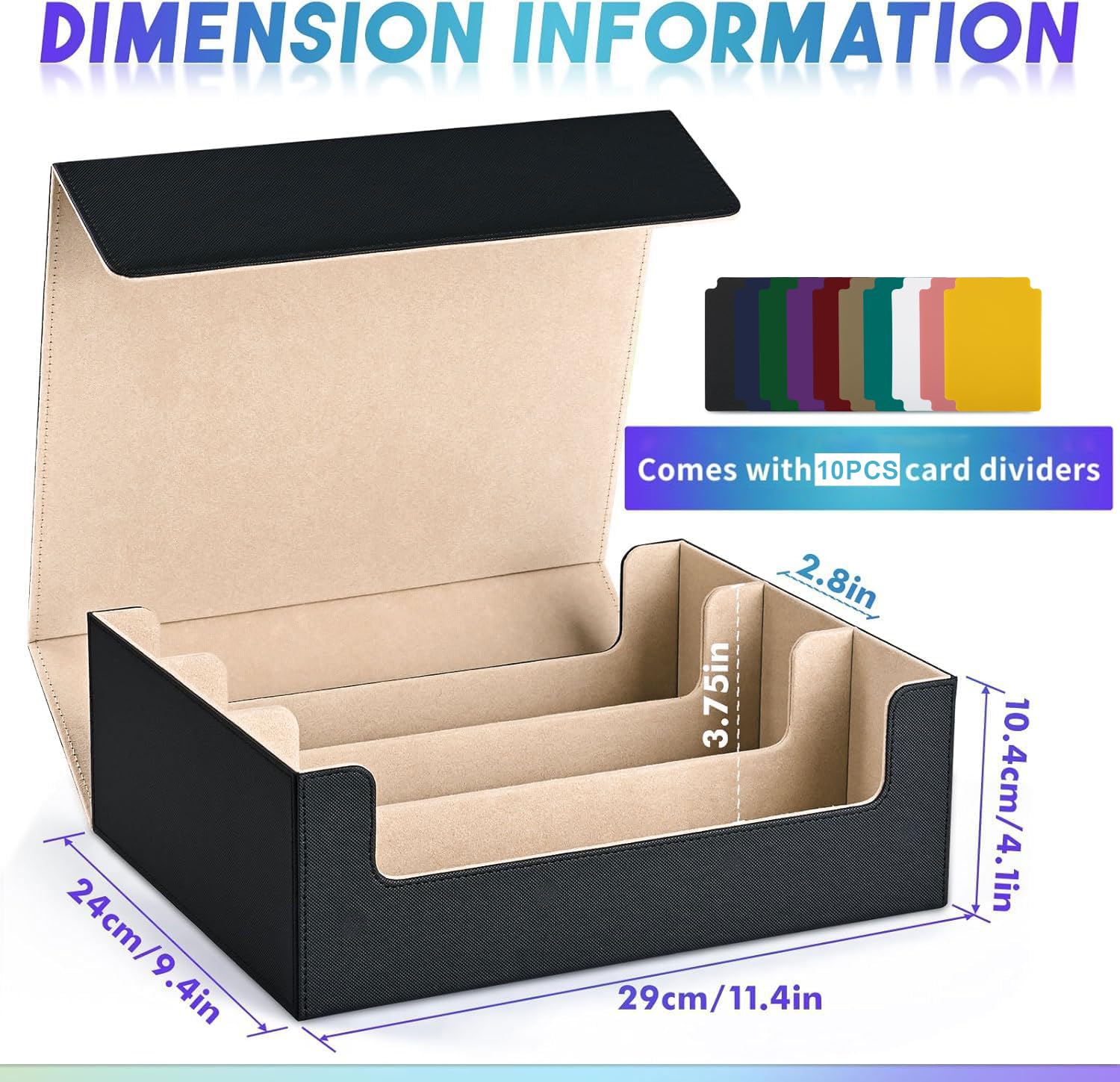 Premium leather exterior with soft lining protects cards from scratches.