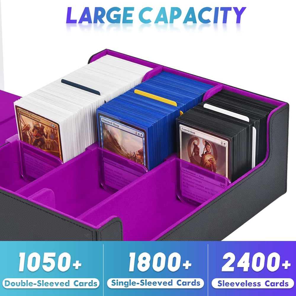 UAONO magnetic closure keeps cards securely stored during transport.