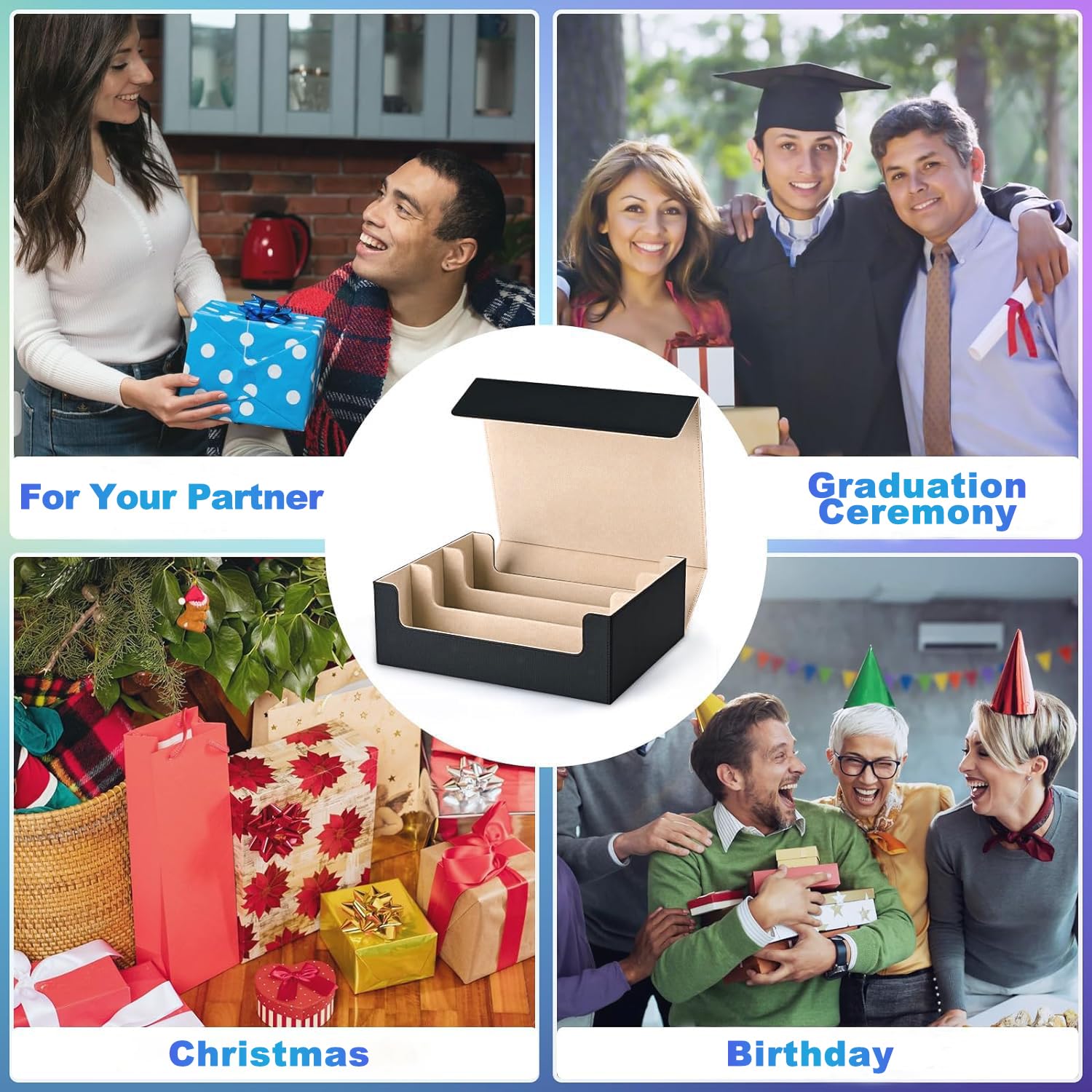 Premium microfiber lining protects cards while keeping textures smooth.