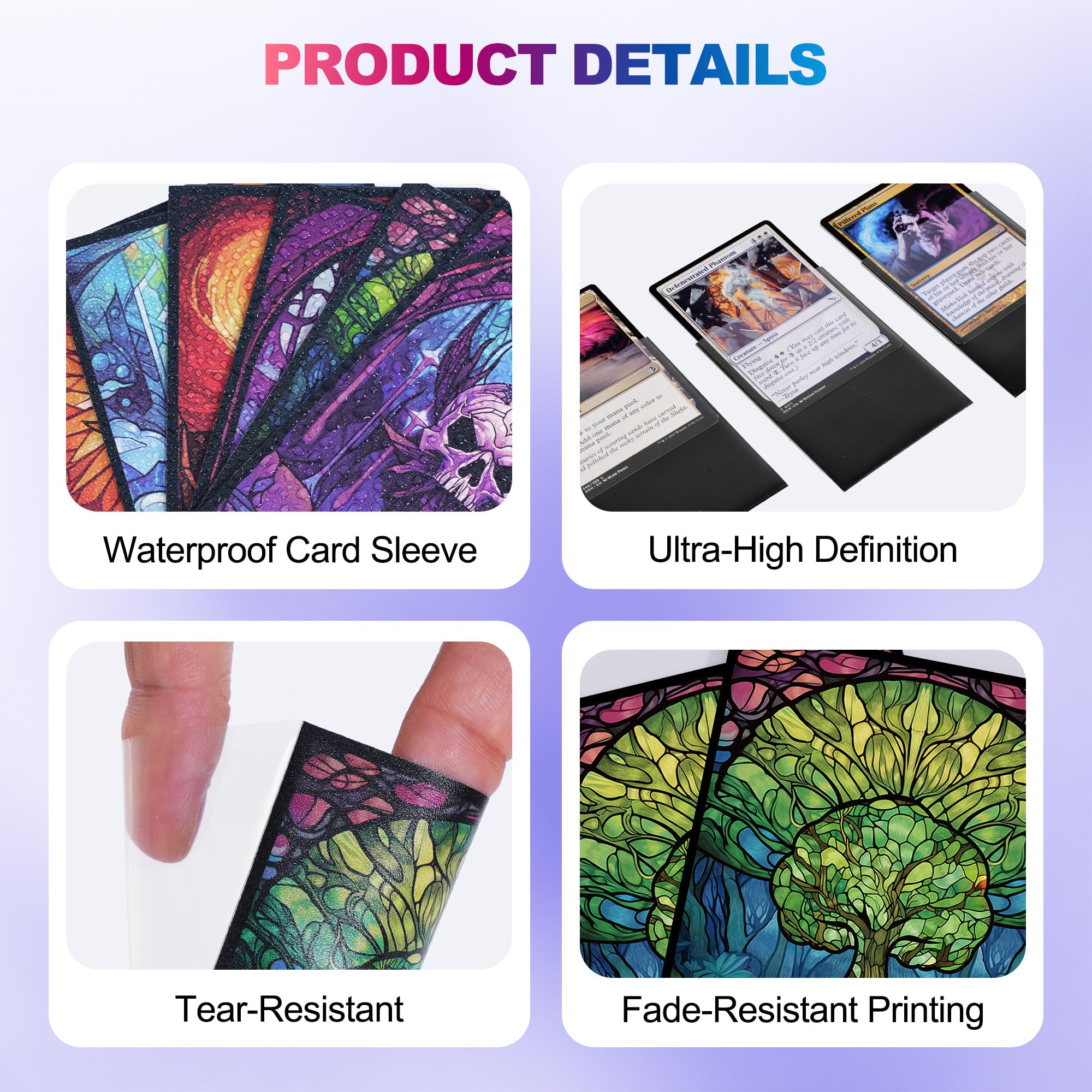 UAONO MTG Forest sleeves tear-resistant design for durable daily use.