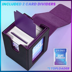 UAONO PU leather shell protects cards from shocks and scratches