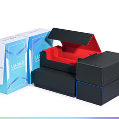 UAONO sleek black deck box ideal for collectors and gifting
