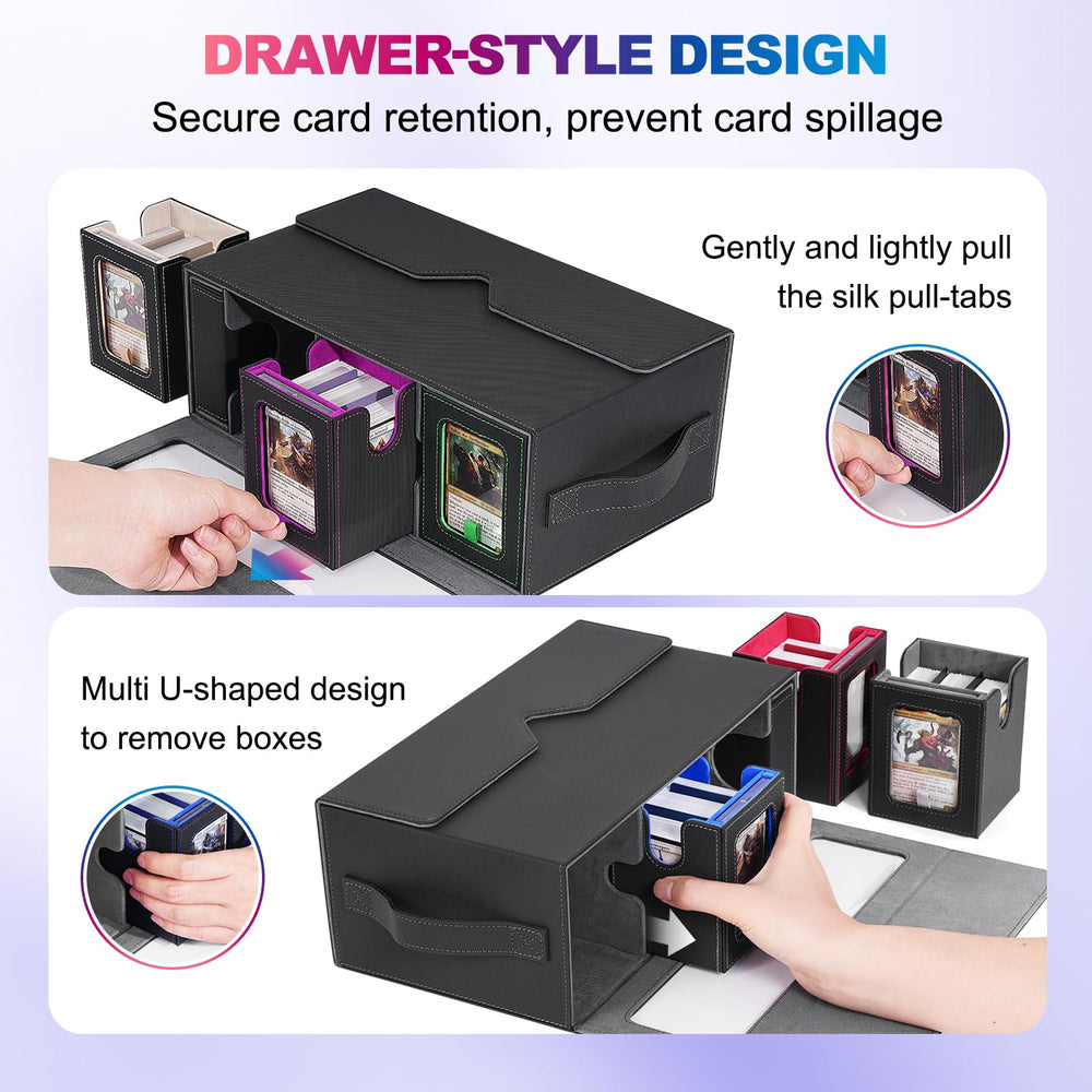 UAONO soft microfiber interior protects cards during transport.