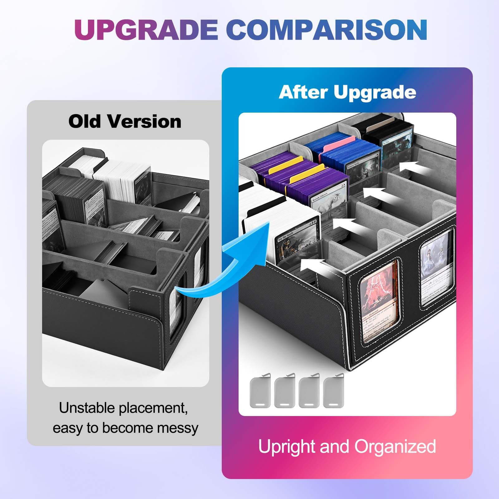 UAONO strong magnets keep the case closed during travel
