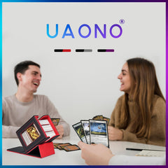 UAONO deck box includes top loaders for added card protection during storage.
