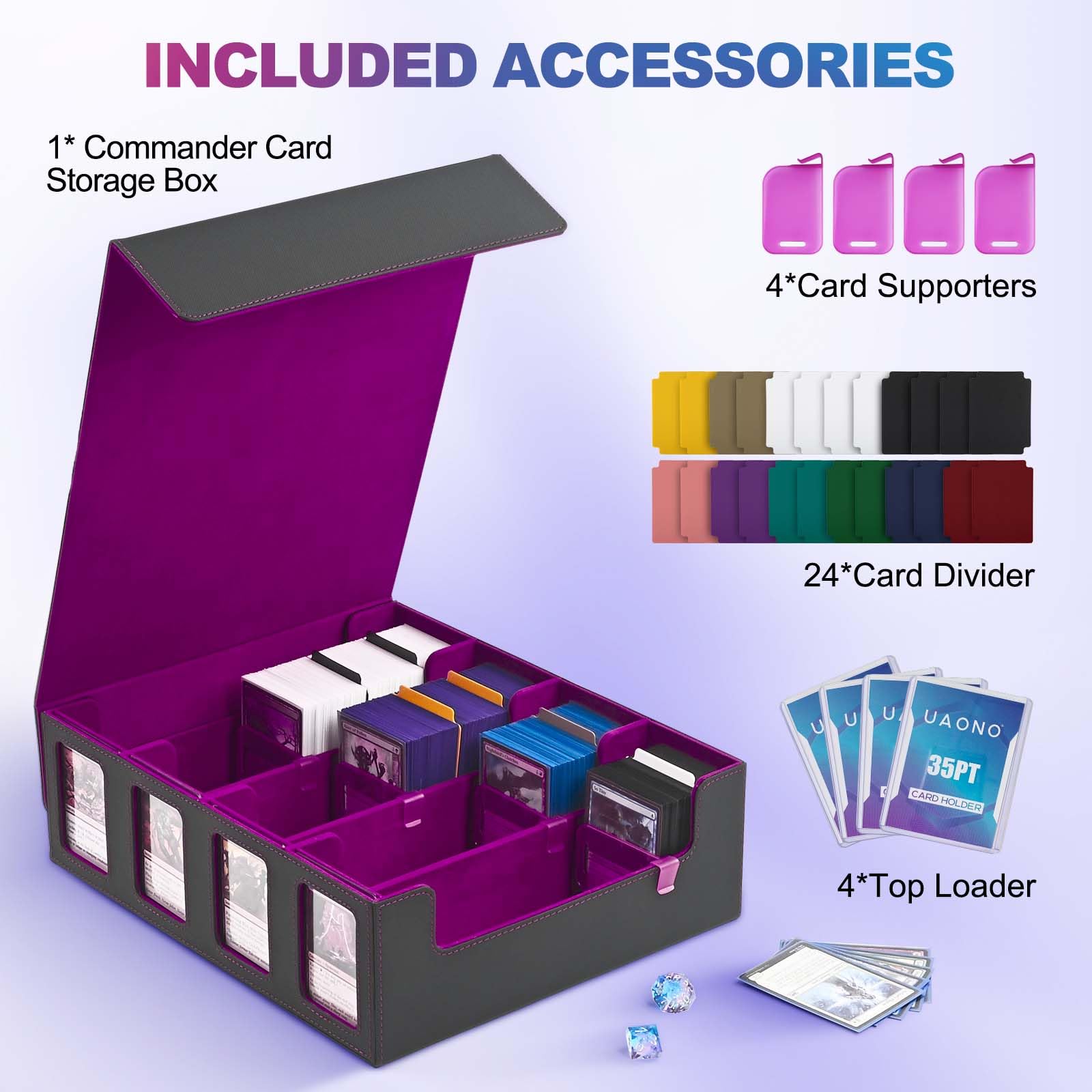 UAONO storage box with removable lid doubles as a play surface.