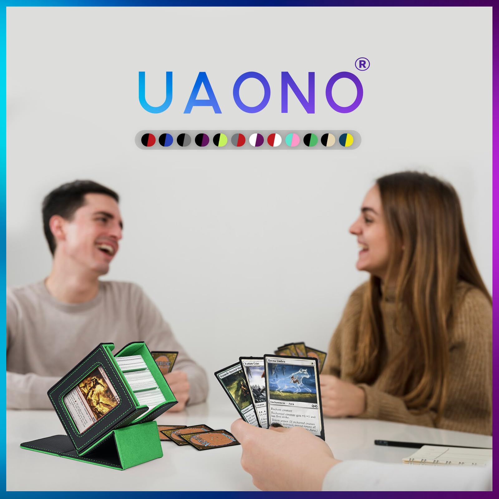UAONO wide mouth opening enables fast card retrieval during setup