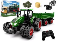 Uarzt remote control tractor front loader for imaginative farm play