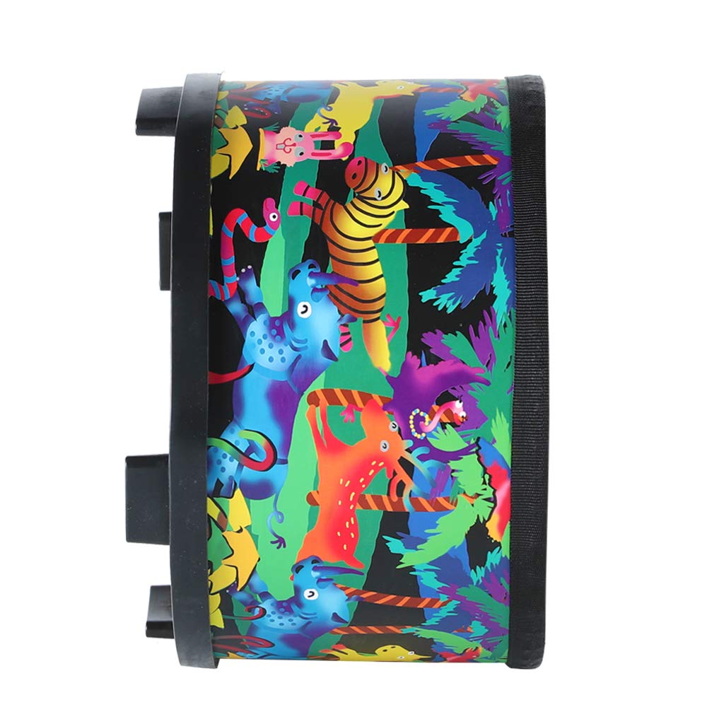 Ubblove Floor Tom Drum colorful pattern invites engaging family play