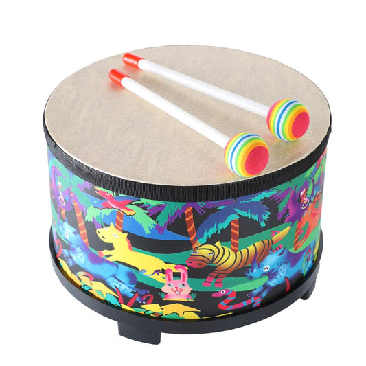 Ubblove Floor Tom Drum wood body pattern enhances durable, playful aesthetics