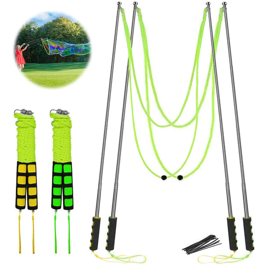Ubitree giant bubble wands overview for outdoor family fun and creative bubble play.