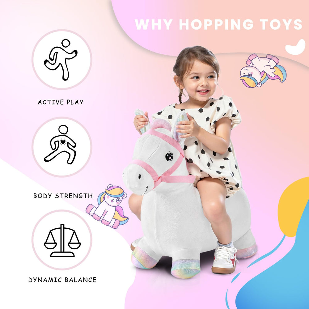 UBRAVOO toddler ride-on horse ideal for active, imaginative play.