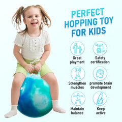 U&C Planet hopper ball non-slip bottom prevents slips during bouncing