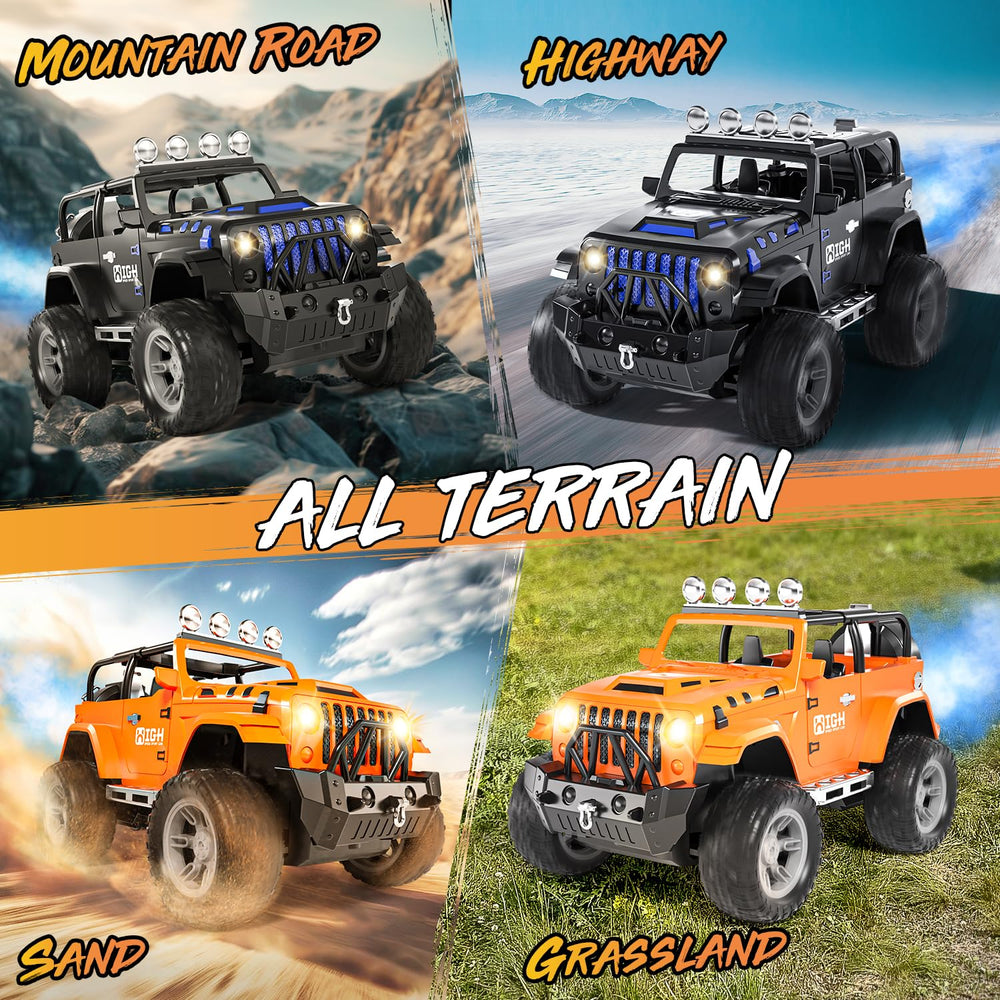 UCAI 1:16 RC car all-terrain tires grip grass and sand