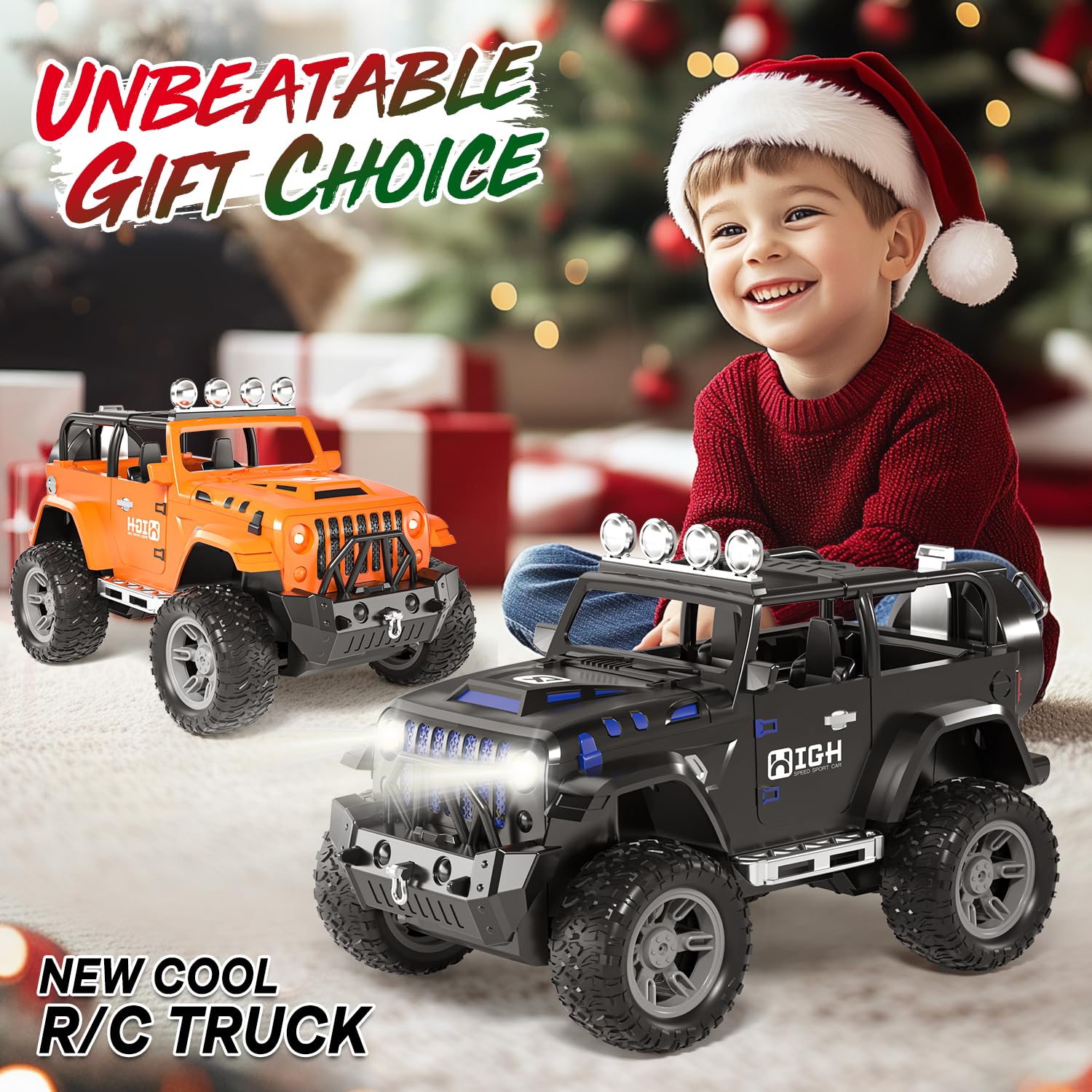UCAI 1:16 RC car dual-battery setup extends playtime
