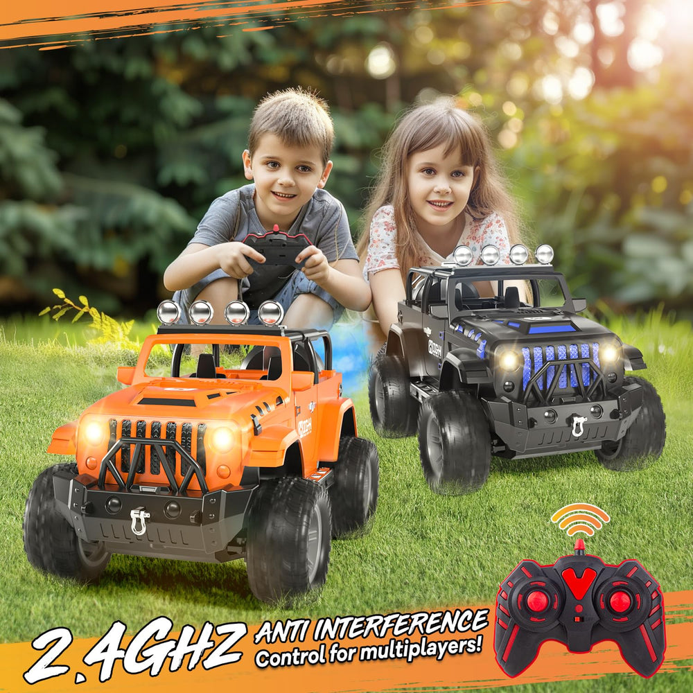 UCAI 1:16 RC car durable ABS body stands up to rough play