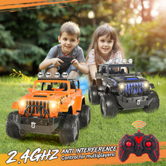 UCAI 1:16 RC car durable ABS body stands up to rough play