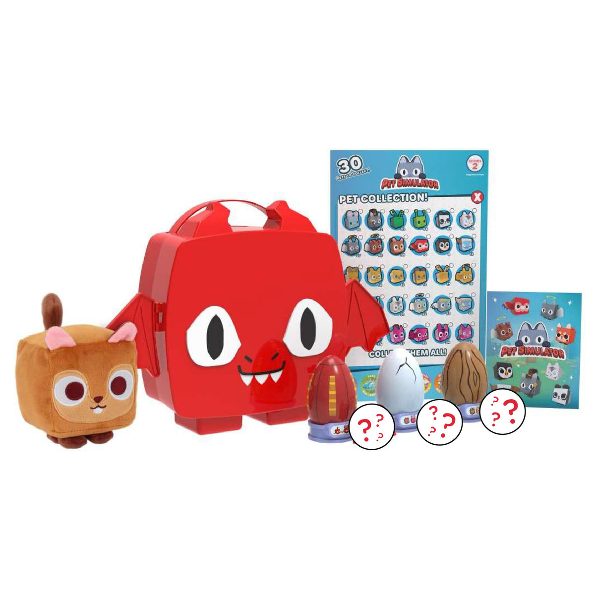 UCC Distributing PET Simulator Series 2 Red Dragon collector bundle case for easy storage.