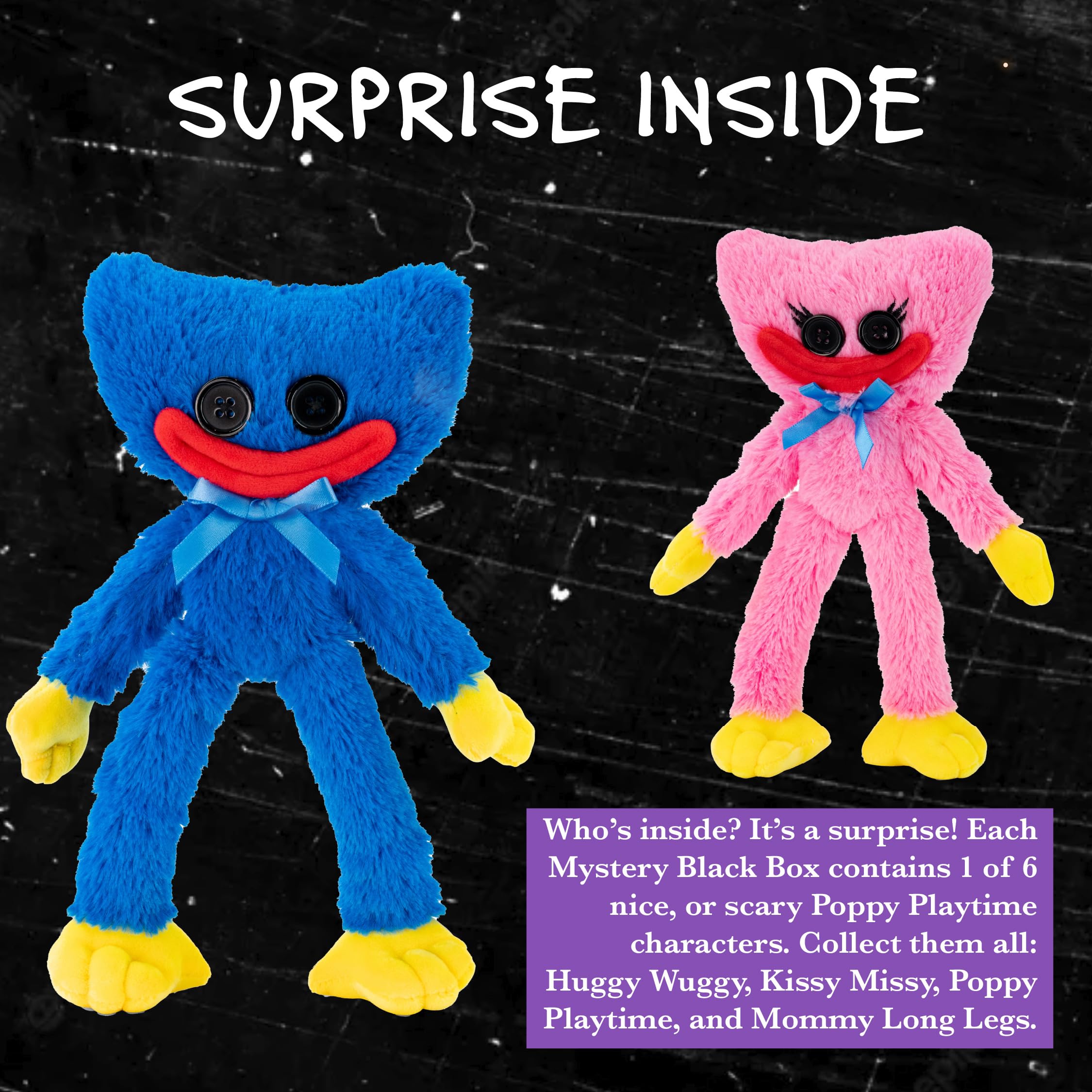 UCC Distributing Poppy Playtime Mystery Plush cuddly toy ideal for car trips and sleepovers