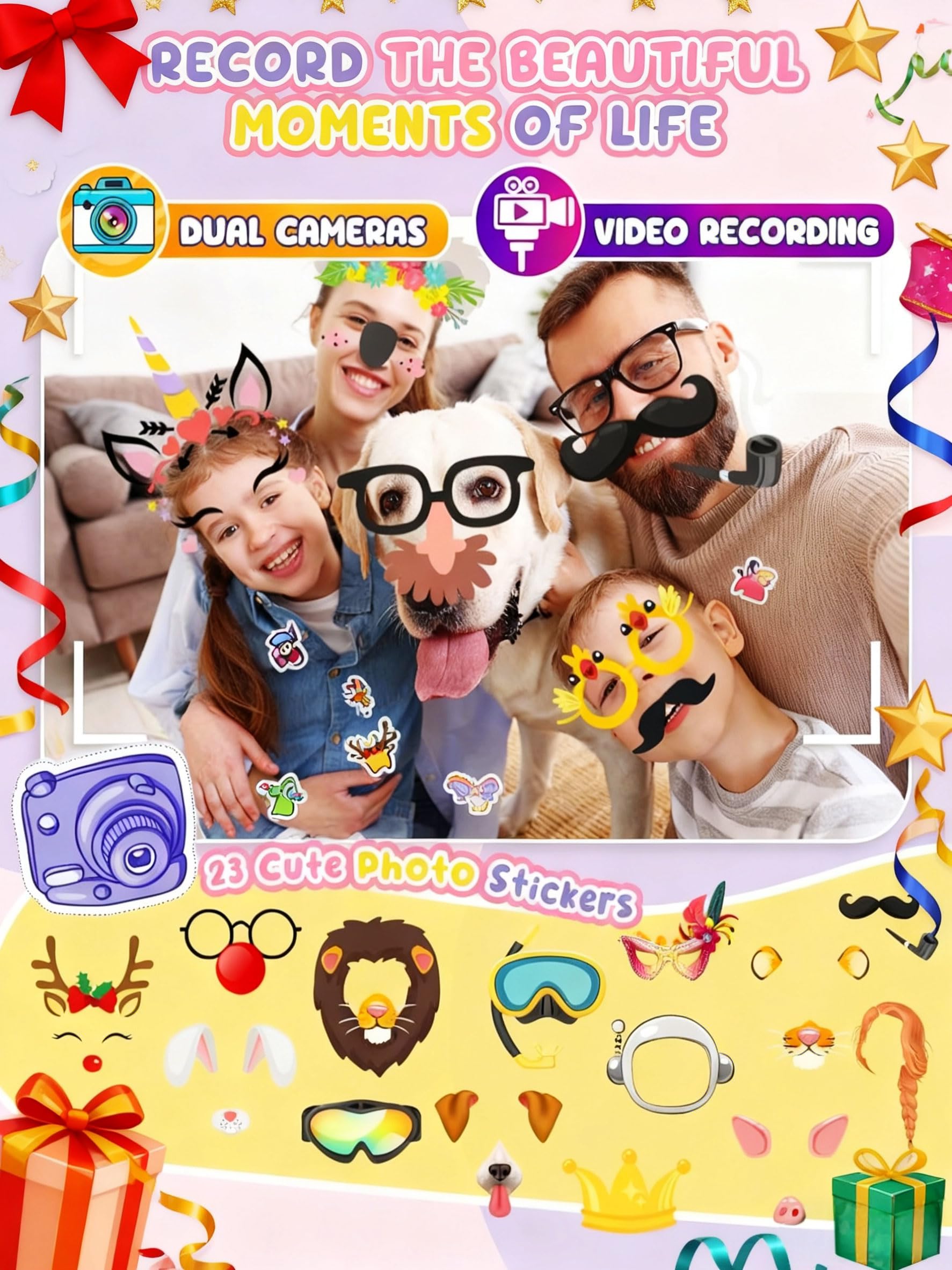 UCIDCI Unicorn Kids Smart Phone MP3 music player lets kids listen to songs on the move.