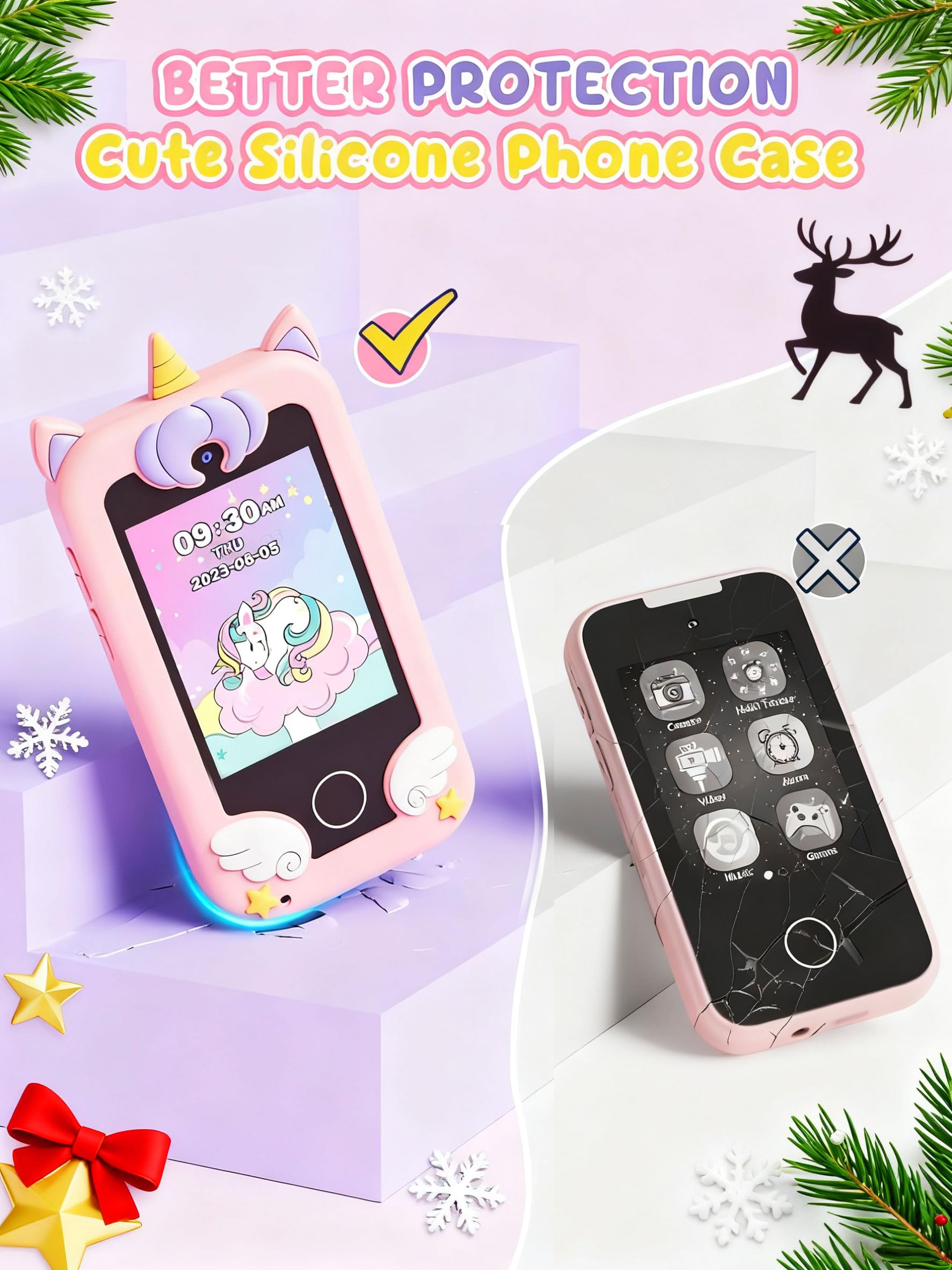UCIDCI Unicorn Kids Smart Phone time tools support routines and scheduling.