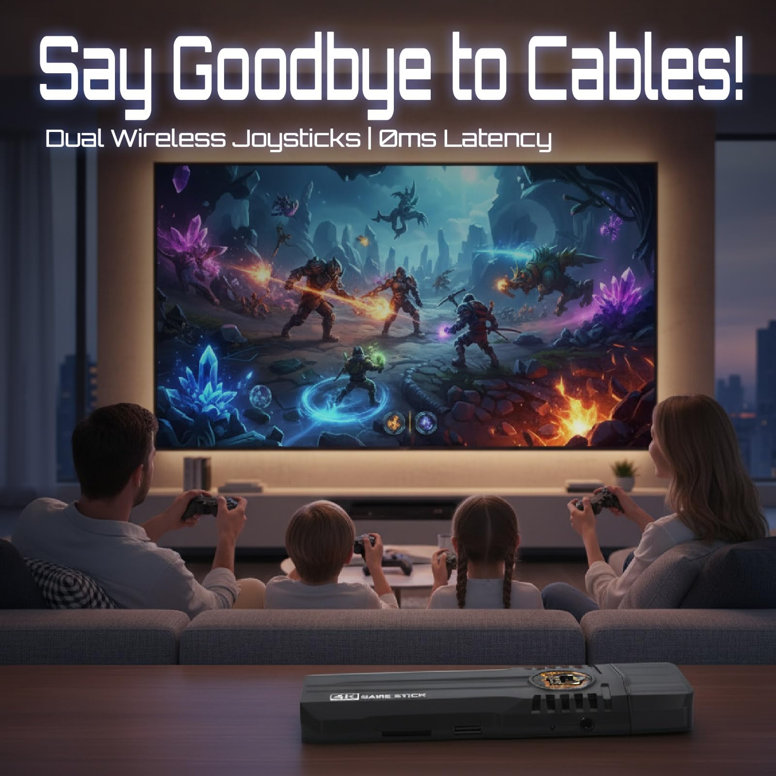 Uckqui HDMI output cable ensures crisp 1080p visuals