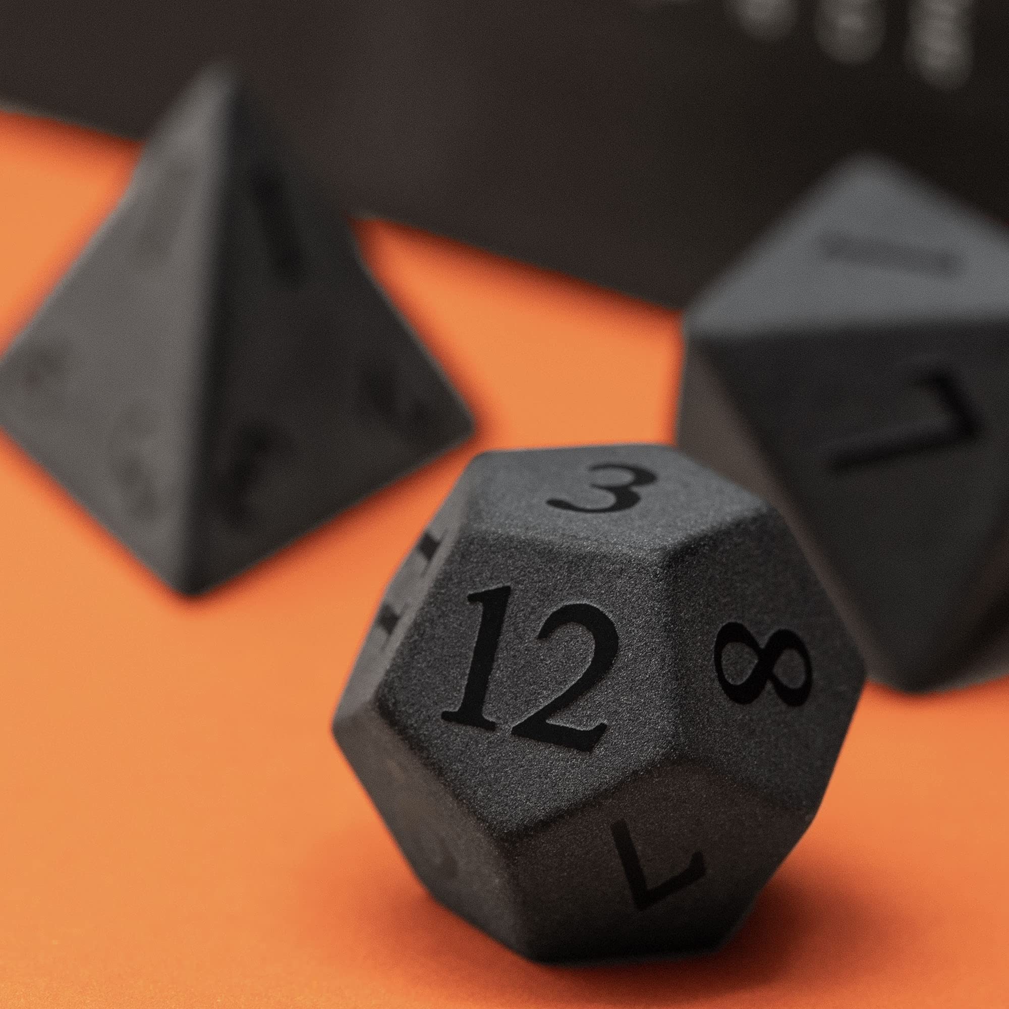UDIXI dice box with button lock keeps contents secure during transport
