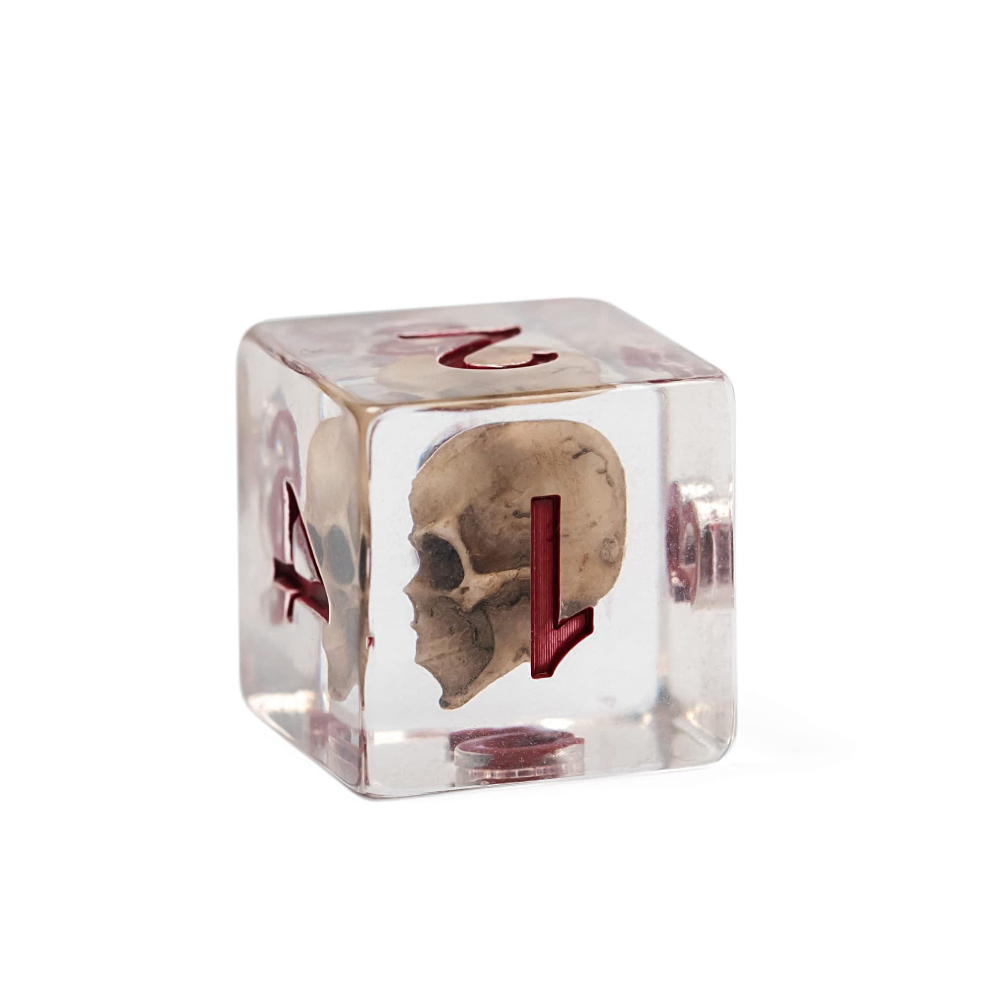 UDIXI Skull DND dice packaging inspected to ensure quality.